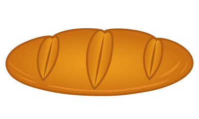 A delicious toast vector illustration