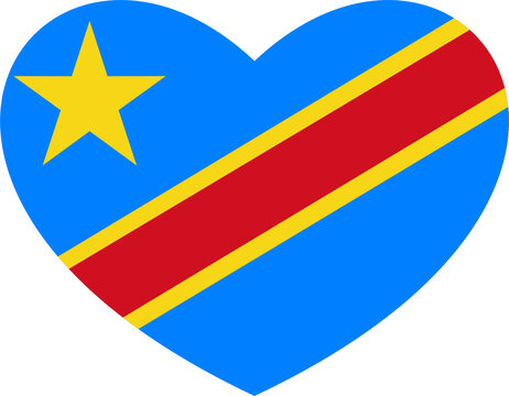  Congo flag heart shape 2023010549