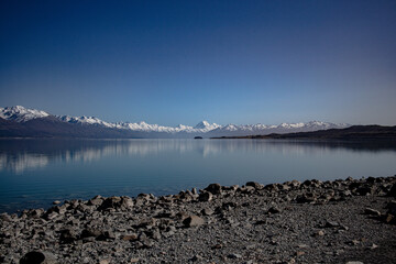 Lake Pukaki in the morning, New Zealand