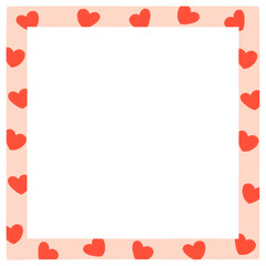 하트프레임일러스트