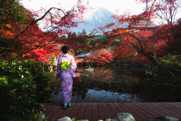 Autumn season in japan