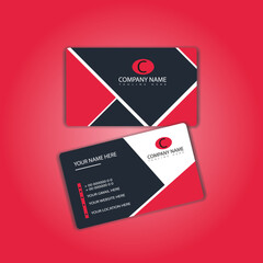Corporate or Personal Visiting Card or Business Card Design Template