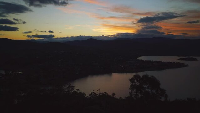 Timelapse of Lake Jindabyne Snowy Mountains of Australia Perisher Thredbo Jindy Sunset Winter by Taylor Brant Film