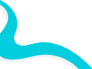 Blue Abstract Line Wave 