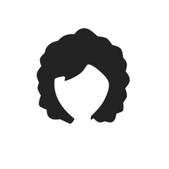 Obraz na płótnie Canvas Woman Hair Vector