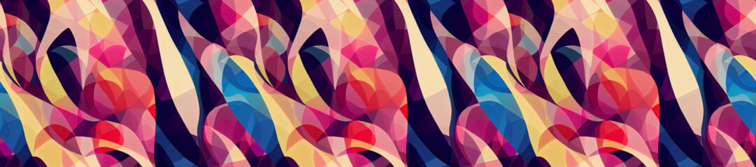 Colorful geometric illustration of abstract geometric background
