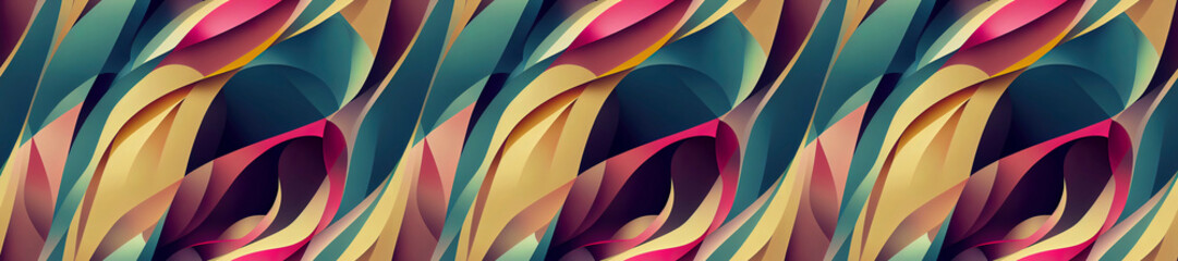 Obraz premium Colorful geometric illustration of abstract geometric background