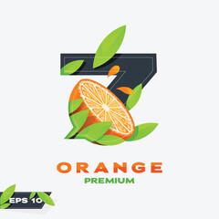 Numeric 7 Orange Fruit Edition