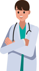 Fototapeta premium Medical and doctor woman,png