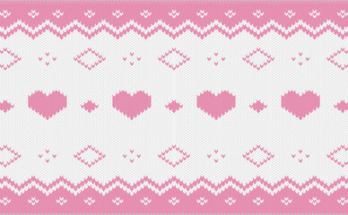 craft, knitting pattern, valentines, embroidery, geometric, fair, isle, heart, knitted texture, concept, vintage, needlework, abstract, texture, backdrop, fashion, nordic, clothing, graphic, symbol, b