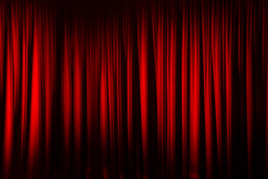 Red drapes