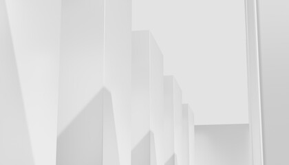 Black and white abstract architecture business background