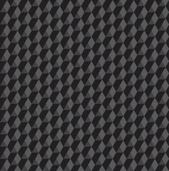 Geometric hexagon seamless simple pattern, black and white background trendy minimalist vector illustration