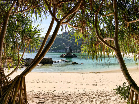 Travel to the beautiful mergui archipelago in Myanmar (Burma). Asia tropical beach