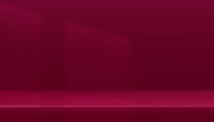 Wall background,Pink Magenta 3d Studio Display,Window drop shadow on empty wall Room,Interior mockup design backdrop Presentation for Beauty,Cosmetic Product,Mothers day,Valentine day,Color Trend 2023