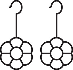 Obraz premium earrings icon
