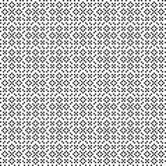 Abstract seamless pattern cross stitch style, black and white.