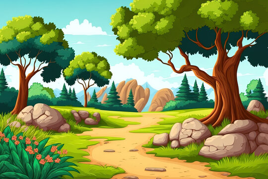 Cartoon animated background deals