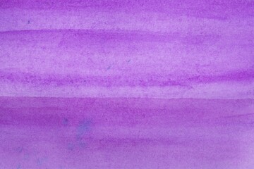 Fototapeta na wymiar Abstract purple watercolor painting as background, top view