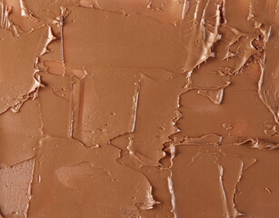 Cream chocolate spread surface, background and texture