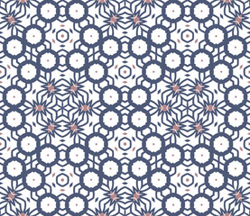 Abstract geometric pattern. A seamless background, vintage texture.