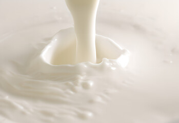 Milk Splash  on transparent png, easy to use