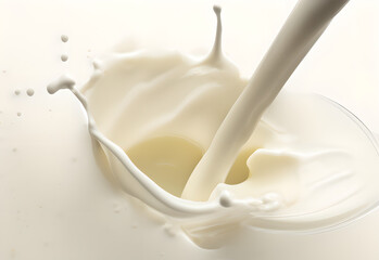 Milk Splash  on transparent png, easy to use