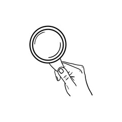 hand holding a cup of coffee icon, line art of hand holding a cup of coffee