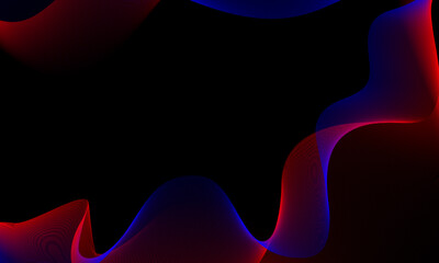 abstraction is fashionable. colored
design vector background black blue red. print - 558613426