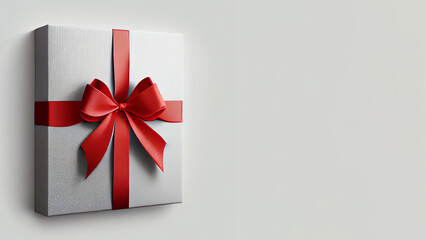 A Gift box on white background. Generated AI