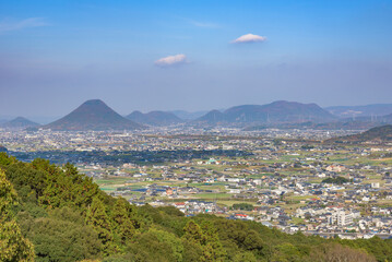 金刀比羅宮から見た風景　香川県仲多度郡琴平町