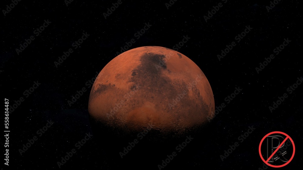 Canvas Prints mars ends retrograde motion