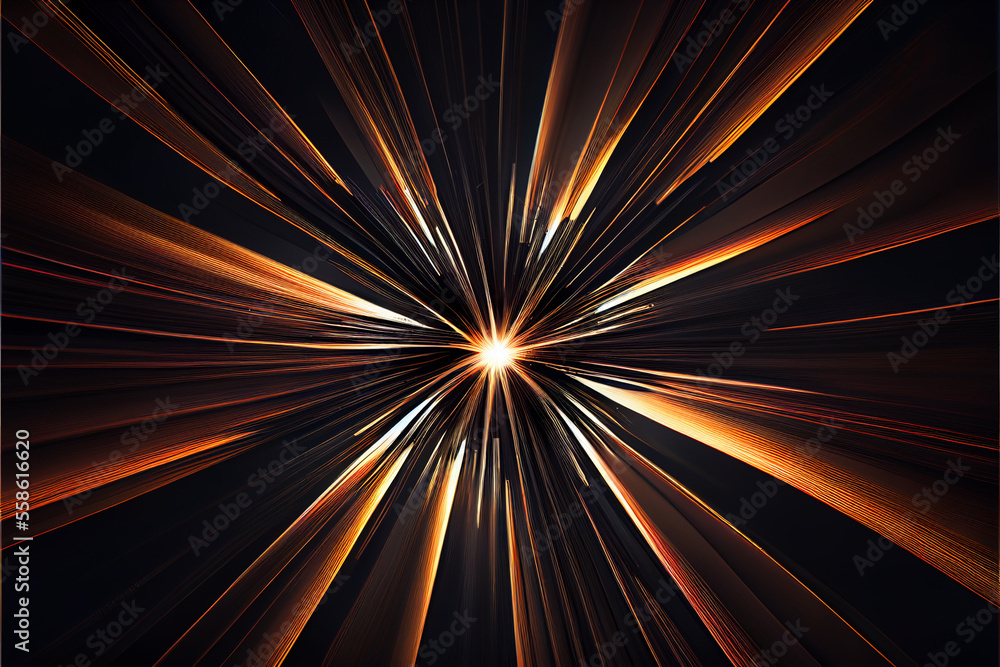 Poster abstract eye concept looking on a nebula dust in infinite space background. . mixed media.