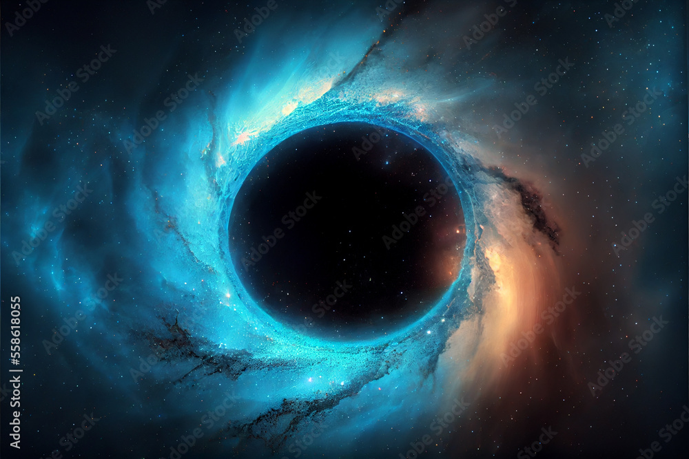 Aufkleber Abstract eye background. Centric motion of star trails. Starburst dynamic lines or rays. 