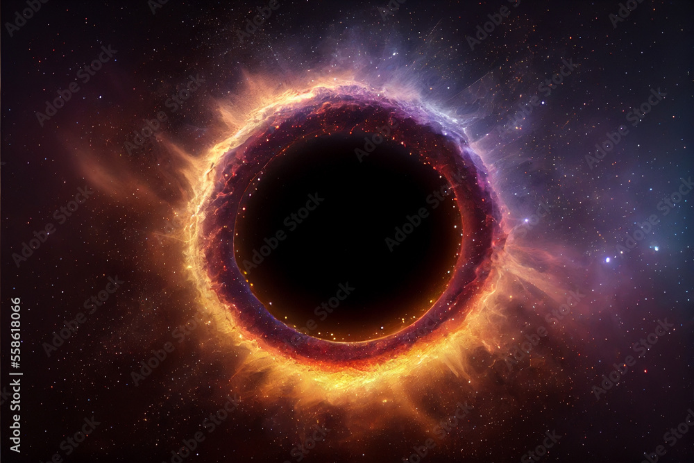 Aufkleber Abstract eye background. Centric motion of star trails. Starburst dynamic lines or rays. 