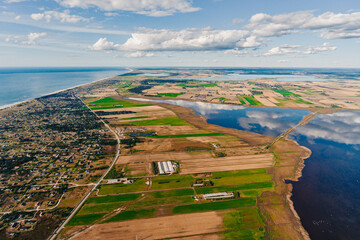 die wunderschöne Küste von Hvide Sande in Dänemark