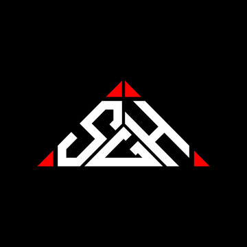 SGH letter logo creative design with vector graphic, SGH simple and modern logo.