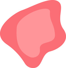 Colorful plasticine flat icon Craft hobby