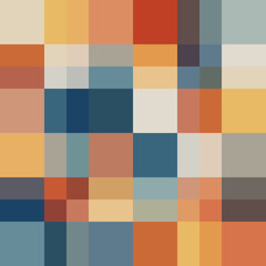 Abstract colorful geometric pixel blur pattern design