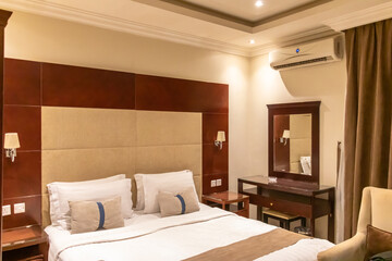 Obraz premium luxury hotel bedroom