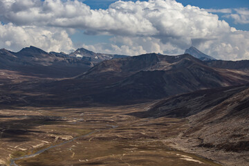 Fototapeta na wymiar Mountain view of Babusar pass in Pakistan