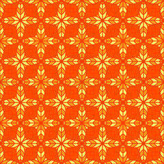 Creative floral geometry seamless vector tile pattern. Abstract flower repeating tiling wallpaper.