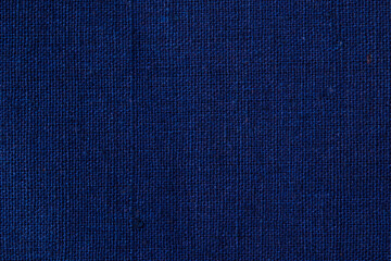 Dark blue color fabric cloth polyester texture and textile background.