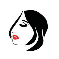 Creative Professional Trendy and Minimal Beauty, Hair Salon Logo Design, Beauty Salon Icon Logo in Editable Vector Format