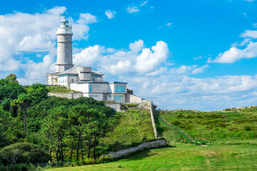 Cabo Mayor Lighthouse in Santander, Spain