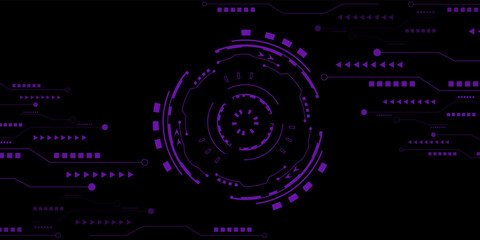 Obraz premium Vector abstract background technology innovation of the future.