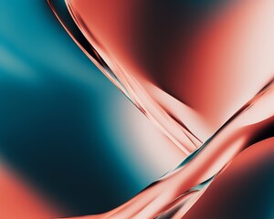 Generative AI abstract colored gradient background, holographic blobs, liquid glass color shape, fluid gradient, desktop and phone wallpaper, golden green