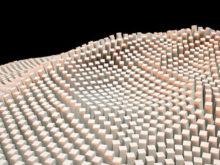 Scientific and technological cuboid array