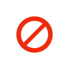 Prohibited sign transparent png 