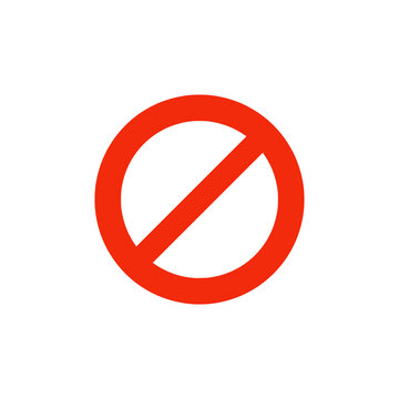 Prohibited sign transparent png 